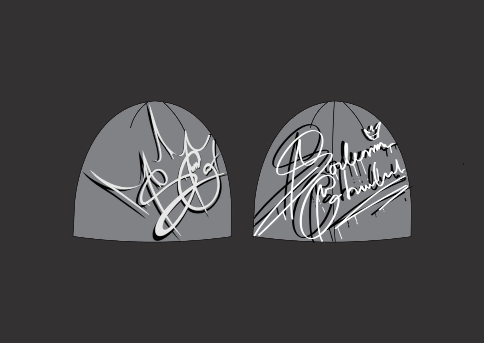 Grey Solemn Child Beanie